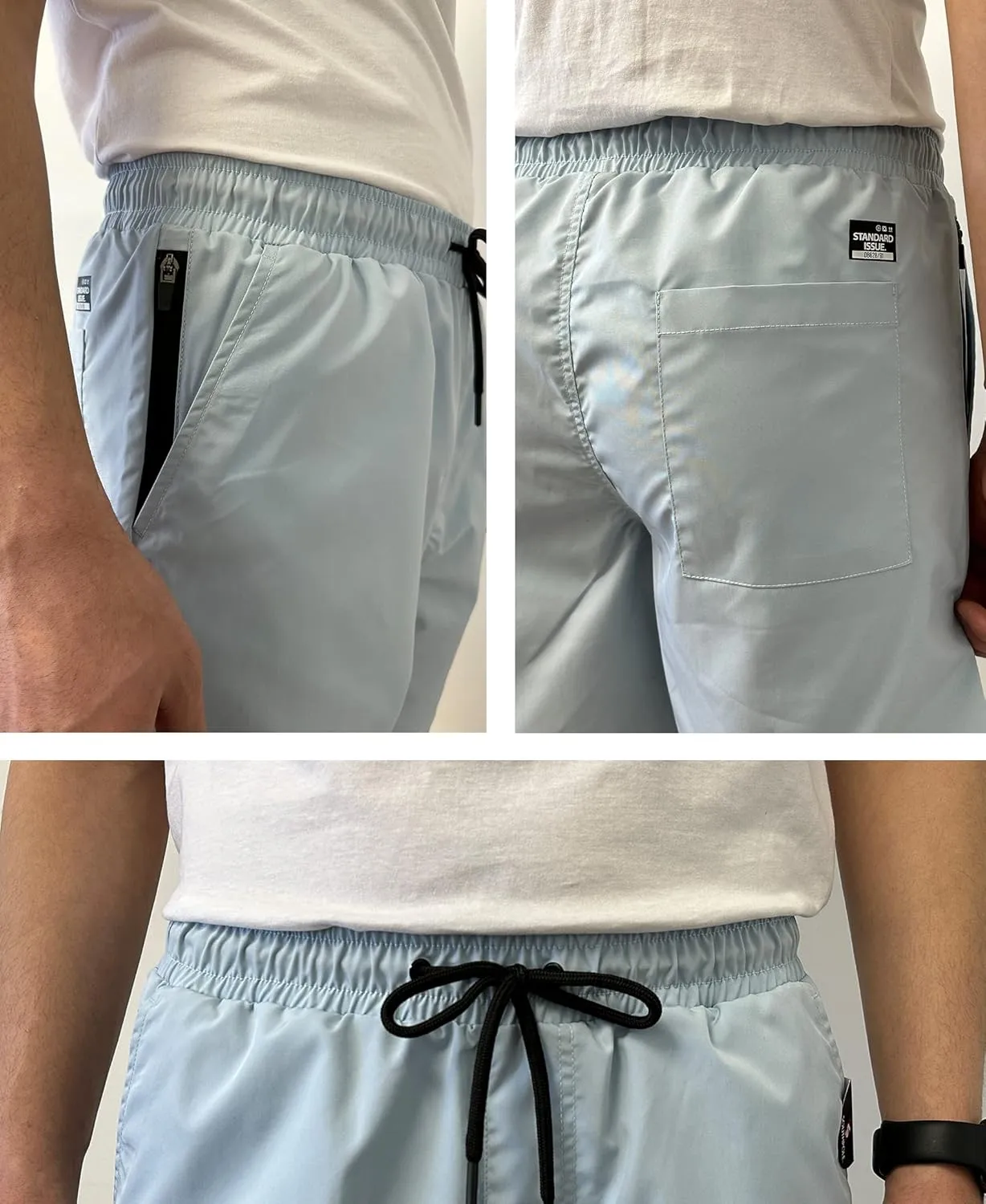 Southpole Men's Quick-Dry Water Resistant Nylon Shorts Inseam 7"