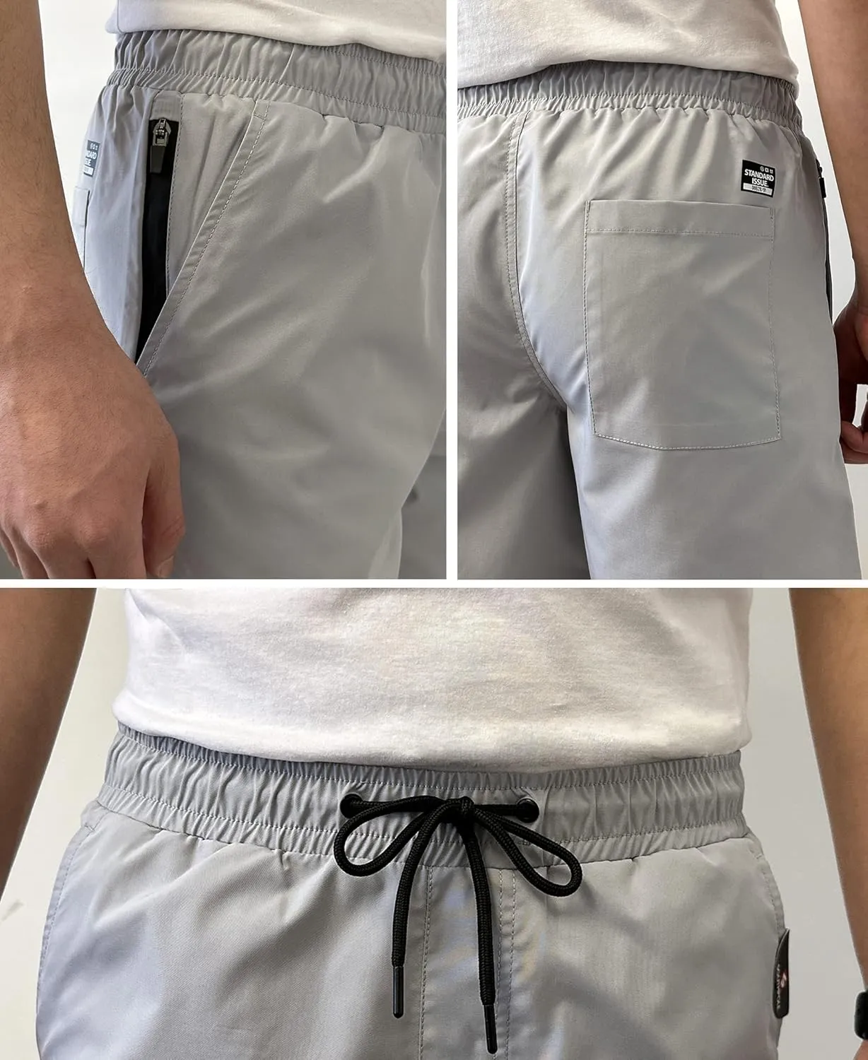 Southpole Men's Quick-Dry Water Resistant Nylon Shorts Inseam 7"