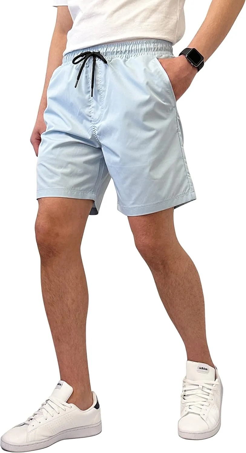 Southpole Men's Quick-Dry Water Resistant Nylon Shorts Inseam 7"