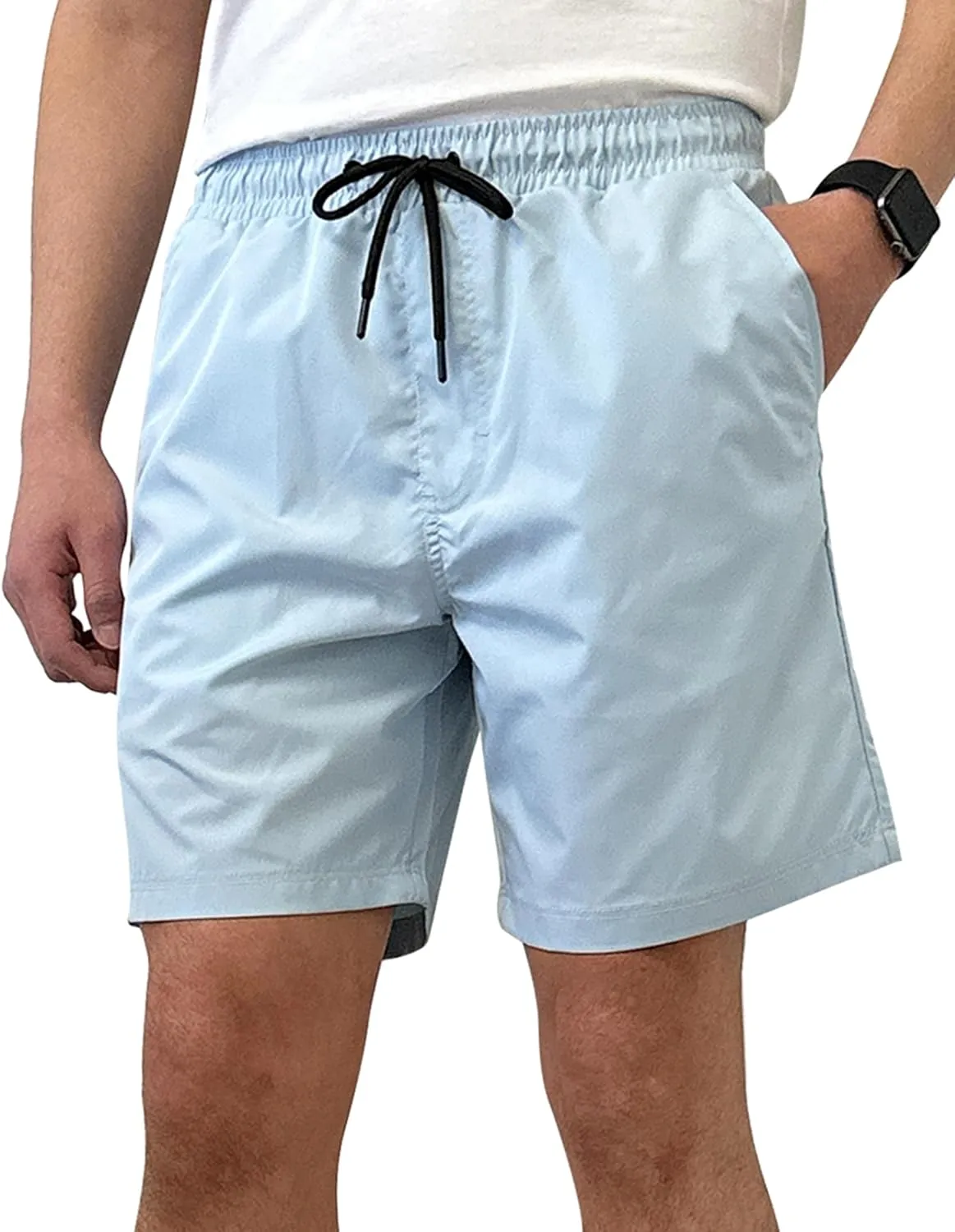 Southpole Men's Quick-Dry Water Resistant Nylon Shorts Inseam 7"