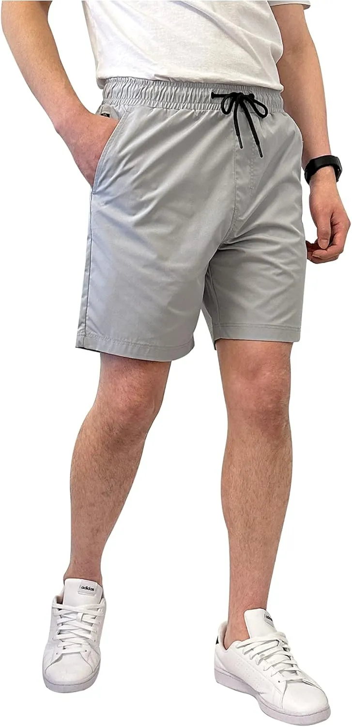 Southpole Men's Quick-Dry Water Resistant Nylon Shorts Inseam 7"