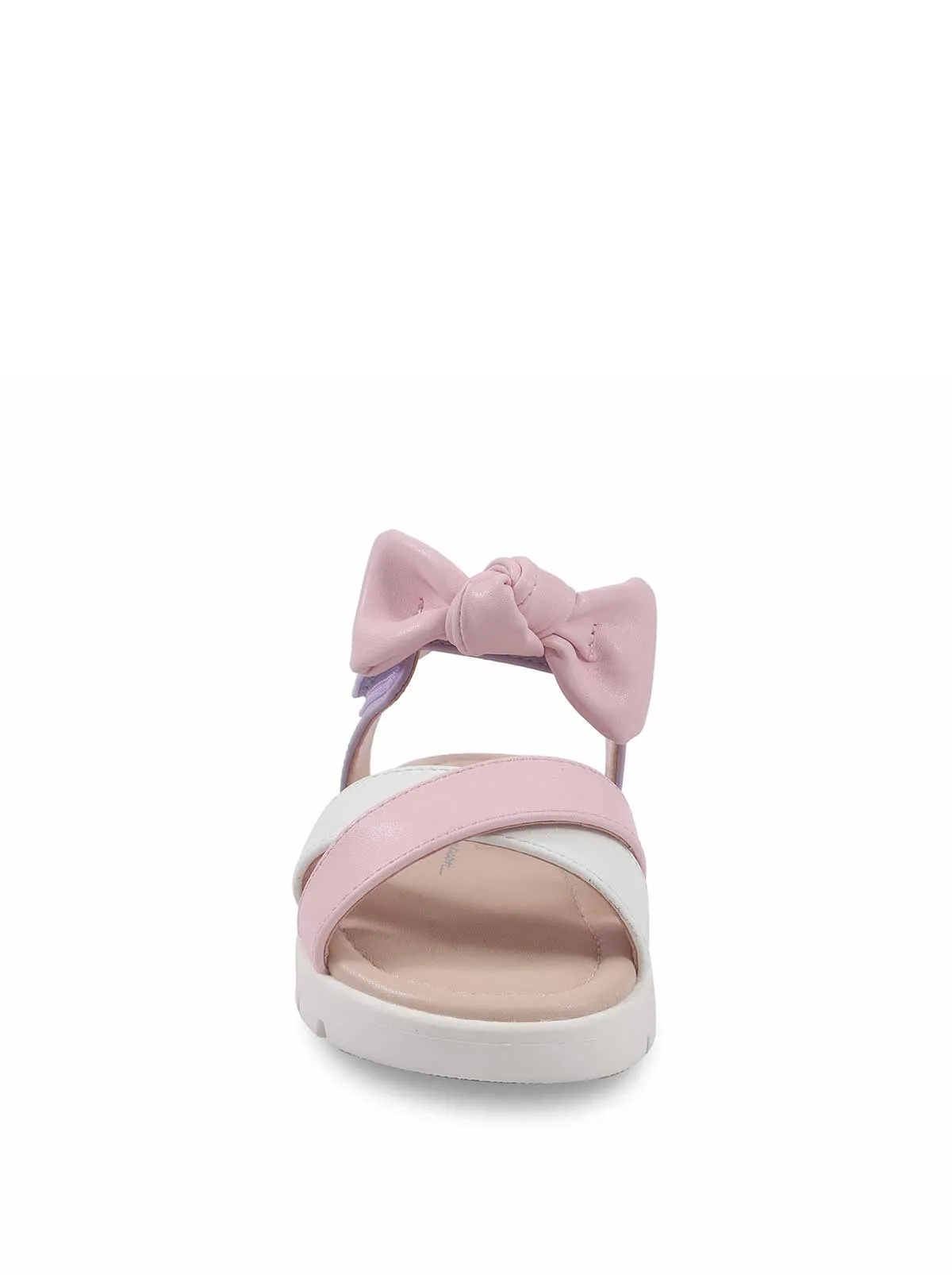 Toddler Tia Cross Sandals in Pink & Purple