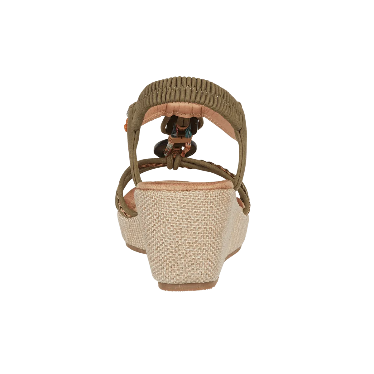 Trinidad Lightweight Wedge Sandal - Khaki