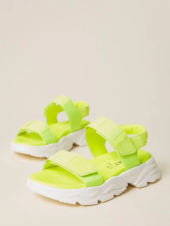 TWINSET kid's Sandals green-221GCJ04L