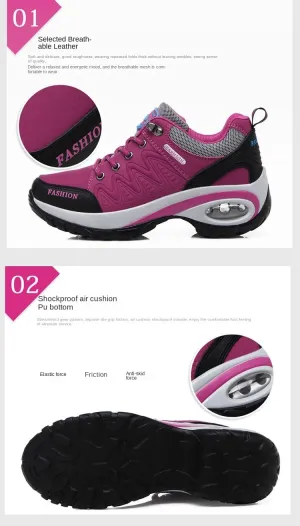 Waterproof Low Top Hiking Sneakers for Women - Ideal for Outdoor Trekking, Walking, and Running