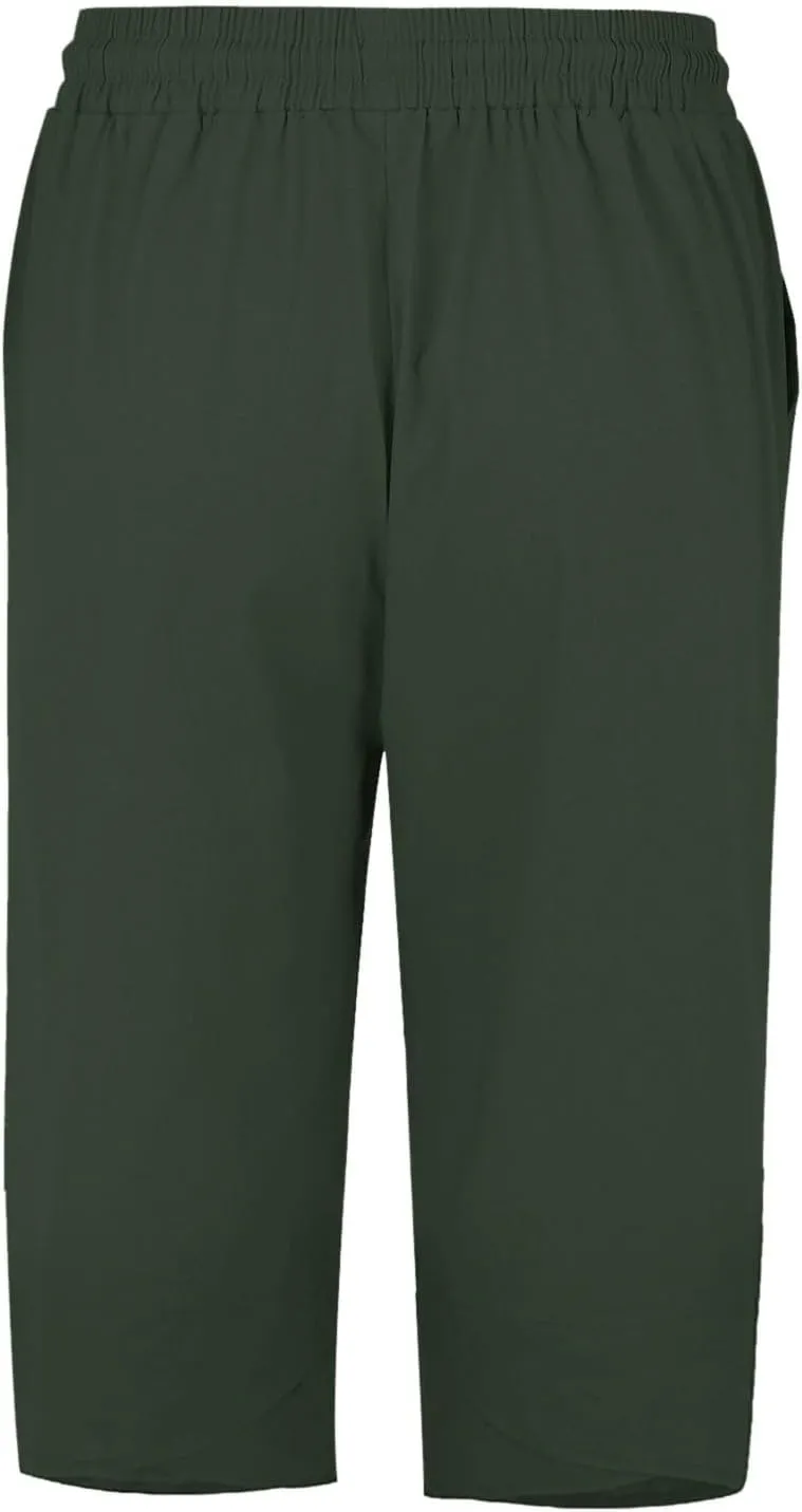 Women's Linen Pants Wide Leg Work Dress Pants Drawstring Casual Solid Color Shorts Cotton Linen Pants Casual 2025