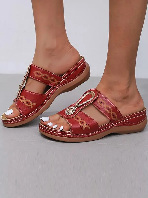 Womens Orthotic Slides, Lightweight Athletic Sandals
