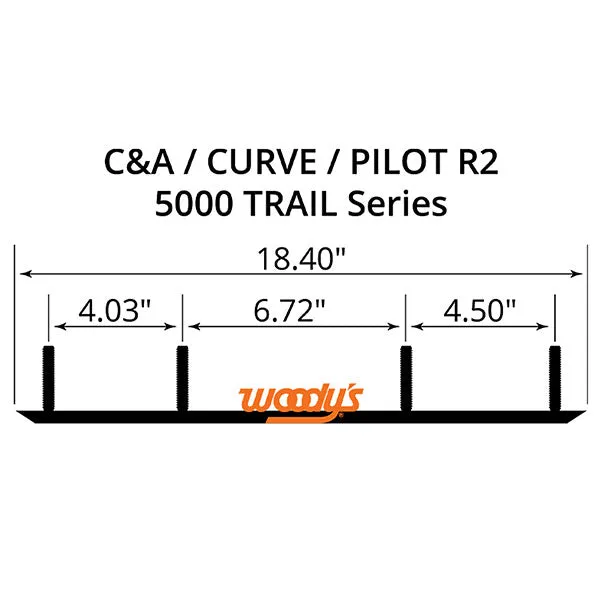 Woody's Maverick Aftermarket Carbide Runner - MCX-5000